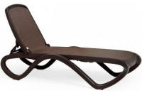 Шезлонг Omega cтопирующийся без подлокотников, цветной каркас, стандартная цветная ткань (biege)