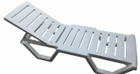 Шезлонг пластиковый TWEET, цвет "белый"