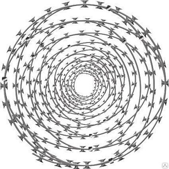 АСКЛ армированая колючая лента спиралевидная 900х35х5