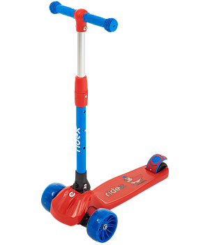 Самокат 3-колесный Juicy R 120/80 мм, красный/синий Самокат 3-колесный Juicy R 120/80 мм, красный/синий