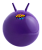 БЕЗ УПАКОВКИ Фитбол детский с рожками GB-411 антивзрыв, 650 гр, фиолетовый, 55 см