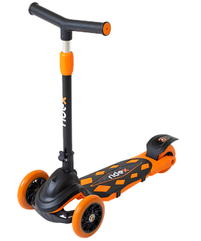 Самокат 3-колесный 3D Robin, 120/90 мм, оранжевый Самокат 3-колесный 3D Robin, 120/90 мм, оранжевый