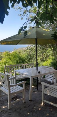 Зонт солнцезащитный "САЛЕРНО" 3м, коричневый